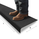 Standard Duty Anti-Slip GRP Stair Treads – 10-Year Guarantee | Fire Resistant, Lightweight, Easy Install | Non-Slip Fibreglass Stair Covers