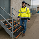 Standard Duty Anti-Slip GRP Stair Treads – 10-Year Guarantee | Fire Resistant, Lightweight, Easy Install | Non-Slip Fibreglass Stair Covers