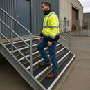 Standard Duty Anti-Slip GRP Stair Treads – 10-Year Guarantee | Fire Resistant, Lightweight, Easy Install | Non-Slip Fibreglass Stair Covers