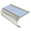 Bullnose Aluminium Stair Nosing 2.75m Slip-Resistant PVC Insert 70mm Tread Durable for Vinyl, Wood & Carpets Enhance Safety & Style