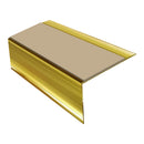 Square Ramp Back Aluminium Stair Nosing Single Channel | Length 2.44m x Tread 70mm