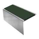 Square Aluminium Stair Nosing 2.75m, Tread 62mm Slip-Resistant Profile for Medium Carpets & Heavy-Duty Flooring Durable & DDA Compliant