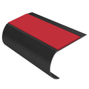 Bullnose Aluminium Stair Nosing 2.75m Slip-Resistant PVC Insert 70mm Tread Durable for Vinyl, Wood & Carpets Enhance Safety & Style