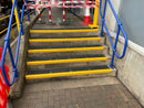 Fine Grit Anti-Slip GRP Stair Treads, Durable & Lightweight, 10-Year Guarantee, Fire Resistant, Ideal for Pedestrian Traffic, Easy Installation