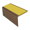 Square Aluminium Stair Nosing 2.75m, Tread 62mm Slip-Resistant Profile for Medium Carpets & Heavy-Duty Flooring Durable & DDA Compliant