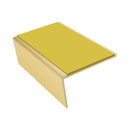 Rake Back Single Channel Aluminium Stair Nosing 2.75m Slip-Resistant for Vinyl, Lino & Carpets Durable, Stylish, Ideal for Homes & Businesses