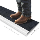 Light Gray Fine Grit Anti-Slip GRP Stair Treads