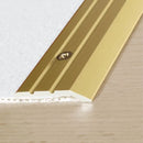 Tan Anodised Aluminium Door Floor Trim 900mm x 30mm For Carpet Surfaces