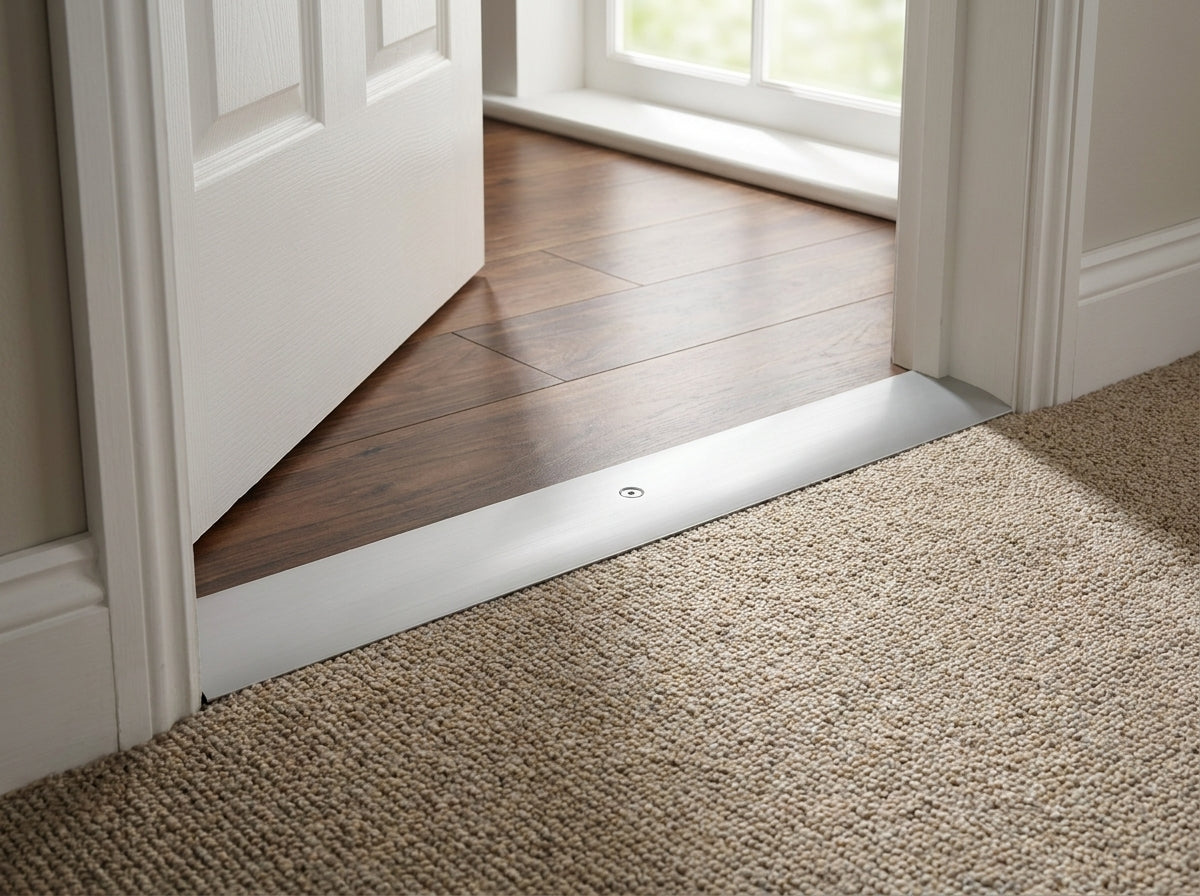 Anodised Aluminium Door Threshold Strip 930mm x 49mm Floor Trim for door sill threshold