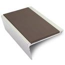 Dim Gray Aluminium Non Slip Stair Nosing 63mm x 32mm