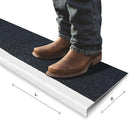 Light Gray Standard Duty Anti-Slip GRP Stair Treads