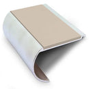 Light Gray Heavy Duty Aluminium Non Slip Stair Nosing 71mm x 55mm