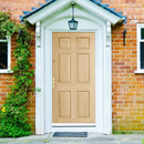Premium Unfinished 6 Panel External Oak Door - Solid Core Construction Ready to Paint or Stain