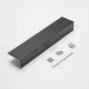 What's in the box - 65mm heavy duty stair nosing with screws and plugs included