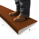 Standard Duty Anti-Slip GRP Stair Treads – 10-Year Guarantee | Fire Resistant, Lightweight, Easy Install | Non-Slip Fibreglass Stair Covers