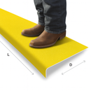 Standard Duty Anti-Slip GRP Stair Treads – 10-Year Guarantee | Fire Resistant, Lightweight, Easy Install | Non-Slip Fibreglass Stair Covers