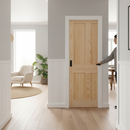 Premium Unfinished Internal 4 Panel Framed Pocket Door Set in Clear Pine for Space-Saving Elegance
