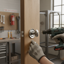 Premium WC Turn and Release Knob with Solid Brass Construction and Satin Chrome Finish for Stylish Door Solutions