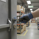 Premium Round Rose Lever Fire Rated Handle Set in Dual Chrome Finish for Enhanced Safety and Style