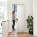 Premium White Primed Internal 3 Panel Framed Pocket Door Set for Timeless Elegance and Space Optimization