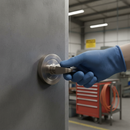 Premium Round Turn and Release WC Lock - Sleek Satin Nickel Finish for Modern Bathrooms