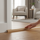 Premium Solid American Red Oak 2.1m Quadrant Beading for Interior Flooring Expansion Gaps