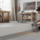 Premium Water-Resistant Contemporary Skirting Board 2.4m Length, 13mm Thickness and Durable Recycled Polystyrene Construction