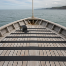 Extra coarse anti-slip tape on boat deck — marine grade heavy duty grip tape in wet conditions