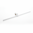 White flexible PVC skirting board trim 100mm roll product shot