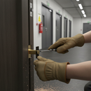 Professional 63mm CE13 Fire Rated Bolt Through Tubular Latch - Matt Black Finish for Fire Doors and Hardware