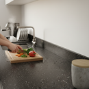 Premium Rounded Edge Upstand 3000mm - Durable Laminate with Stone Effect for Modern Interiors