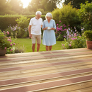 Premium Extra Wide Non Slip Decking Strips 90mm - Heavy Duty GRP for Safety and Durability