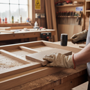 Premium Solid Oak Lock Block for Enhanced Door Strength and Stability - High-Quality Professional Grade for Industrial and Commercial Applications