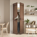 Premium Unfinished Rustic Solid Oak Bi-Fold Door - Bi-Fold Design with Lifetime Guarantee