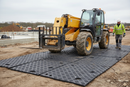 Premium Heavy Duty Ground Protection Mat 2400x1200mm - Supports 60 Tonnes with Non-Slip Surface and Integrated Handles