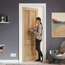 Premium Unfinished Internal 4 Panel Deco Door - Customizable Solid Core Construction with Elegant Design for Classic Aesthetics