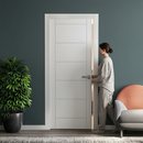 Premium White Internal Primed 7 Panel Ladder Door - Durable, Stylish, and Ready to Install