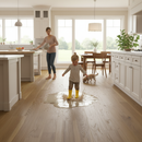 Premium Waterproof Engineered Real Wood Flooring with Natural Oak Finish and Rigid Core Technology for Modern Living