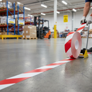 Premium Heavy-Duty Aisle Marking Tape for Industrial Safety - Easy Installation, Custom Sizes, and Low Maintenance