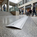 Heavy duty anodised aluminium reducer ramp 76mm x 8.5mm for smooth surface transitions