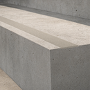 50mm carborundum insert band in off-white chalk grit