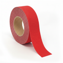 Red anti-slip tape 18.3m roll — silicon carbide grit fire safety colour