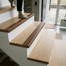 27x8.5mm aluminium stair nosing profile with standard finish for indoor and outdoor stair edge protection