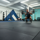 Premium Heavy Duty Non-Slip Gym Mats - Rubber Crumb Tiles 10mm Thick 1m x 1m for Safe and Durable Flooring