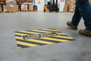 Premium Self-Adhesive Fire Exit Markers with Anti-Slip Coating for Safety in Warehouses and Factories