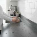 Premium Rounded Edge Upstand 3000mm in Silver Granite - Durable Laminate for Modern Kitchens