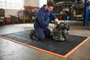 Premium Anti-Slip Custom Floor Mat Made from 100% Nitrile Rubber with Drainage Holes for Safe and Comfortable Work Environments