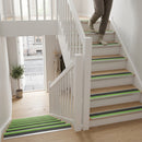 Aluminum anti-slip stair nosing profile 60x55mm with textured surface for indoor outdoor safety
