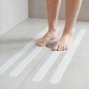 Premium Anti Slip Bath and Shower Stickers – 16 Clear Strips for Enhanced Safety and Hygiene