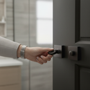 Premium WC Turn and Release on Square Rose in Matt Black Finish for Stylish Door Hardware